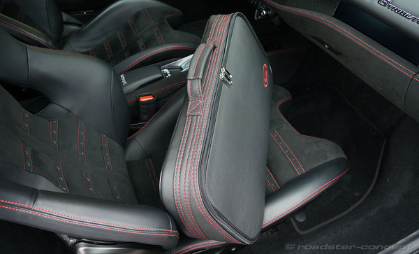 Roadsterbag Taschen-Set für Ferrari F8 Tributo > Hinter den Sitzen