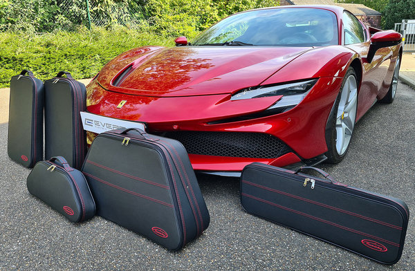 Roadsterbag Koffer-Set für Ferrari SF90 - Zusatz-Set