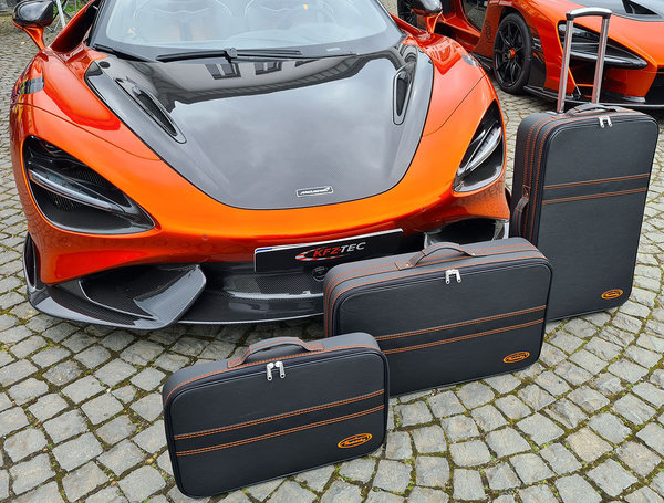 Roadsterbag Koffer-Set für McLaren 765 (inkl. Spider) - Kofferraum
