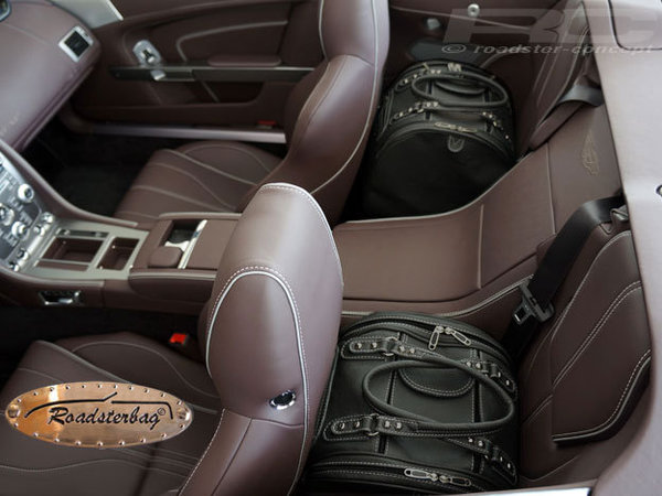 Roadsterbag Koffer-Set für Aston Martin Virage Volante + Vanquish Volante - Rücksitze [76R]